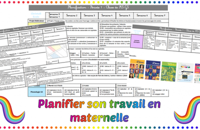 Planifier son travail en maternelle / 2022 - 2024