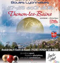 Championnat de France -Tirage Simple du 27/28 aout 2016