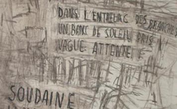 Affiche poème (1970) du peintre Jean-Paul Jappé