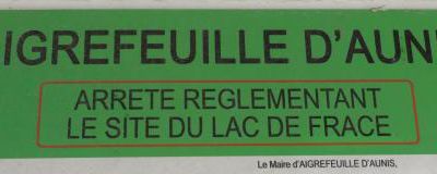 le lac d'Aigrefeuille d'Aunis