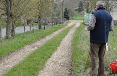 Jean-Pierre Loget à Vaux, hameau de Bellenod sur Seine...