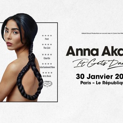 Anna Akana en show comique au République à Paris le 30 janvier 2026