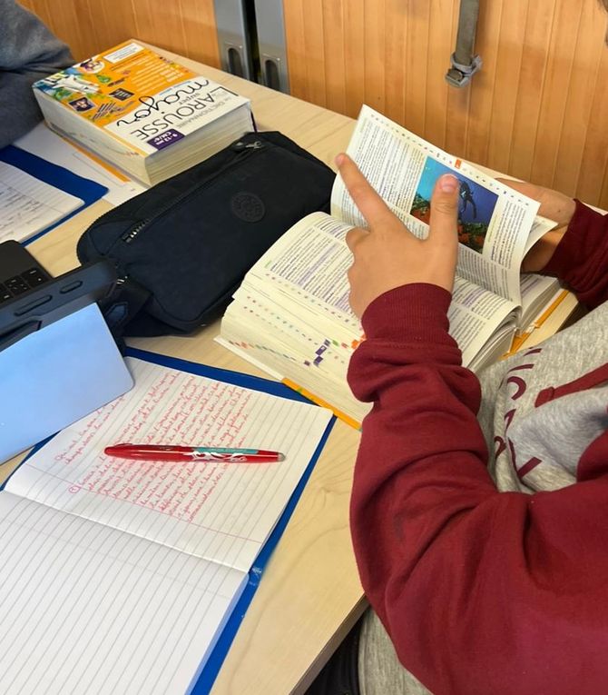Album photo :  projet d'écriture Classe Bleue 2025