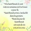 Dictons et Fête du jour Benoit + grille prénom   !