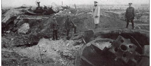 Ans-Loncin - le fort après le bombardement