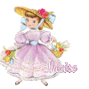 272 Fille tulipes