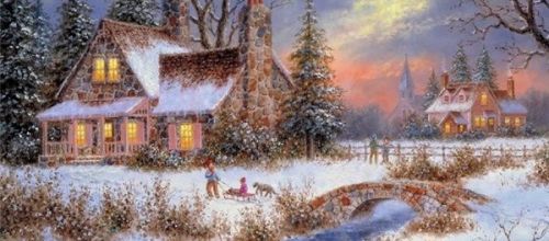 VILLAGE SOUS LA NEIGE