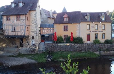 Le long de la Creuse (16/22) : Aubusson le soir