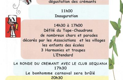 Programme des festivités du 21 Mars...