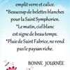 Dicton et Fête du jour Fabrice+ grille prénom  !