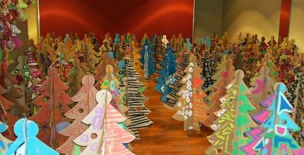 champs de sapins
