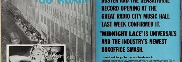 BOX OFFICE USA DU 19 OCTOBRE 1960 AU 25 OCTOBRE 1960