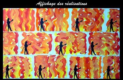 Réalisation artistique autour des pompiers GS-CE1