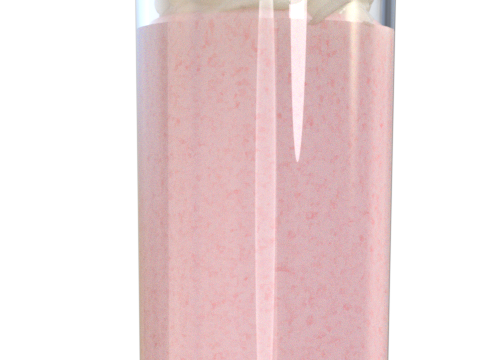Tube de milk-shake fraise (image-render)