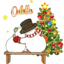 181 Couple de Bonhomme de neige