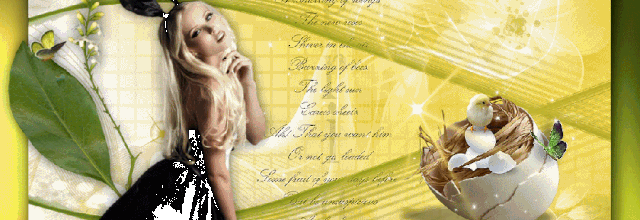 Tutorial Psp Magnifique ~ Easter Feeling