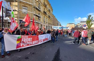 1er octobre 2024 au Havre - 2500 manifestants - des photos