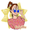 Fille lunettes de soleil Brigitte et Claudette***