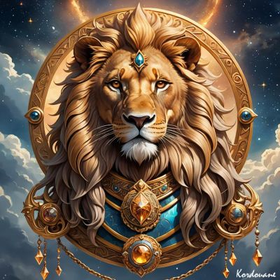 Signe du zodiaque "Lion" IA