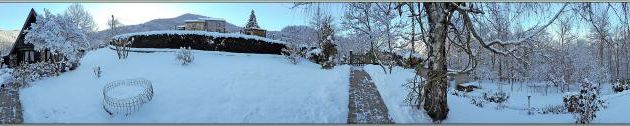 Un panorama 360 degrés (smartphone) avec le beau temps revenu. Avec un incrusté que je n'avais pas vu : Câlinou... - Lartigau - Milhas - 31