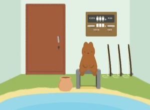 Fishing pond room escape soluce