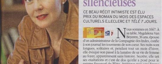 Article France Cavalié dans TELE 7 JOURS