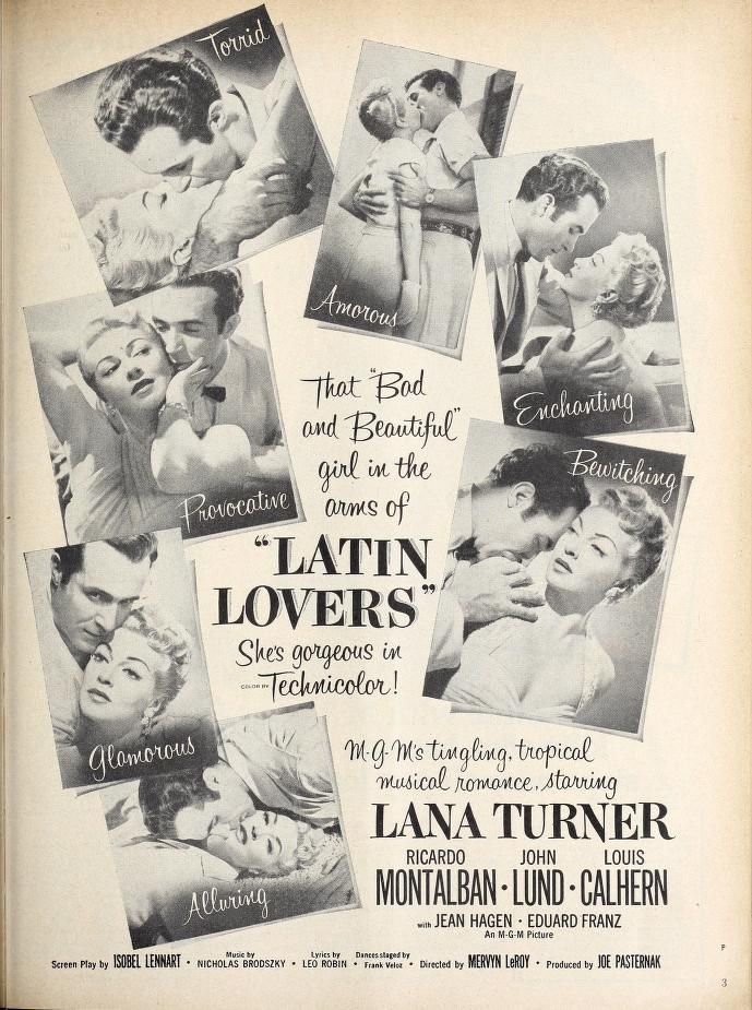 LATIN LOVERS BOX OFFICE USA 1953