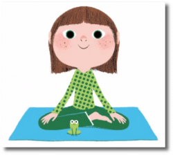 Calme et attentif comme une grenouille