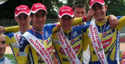 podium poursuite par équipe
