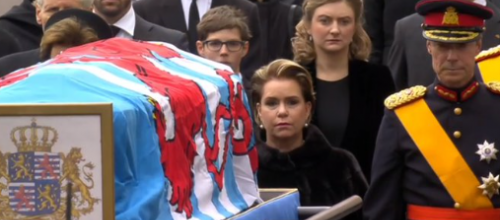 Photos  des funerailles du Grand Duc Jean