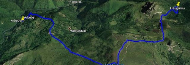 Tour du val d'Azun : d'Arbéost au col de Soum