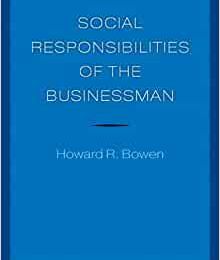 Une vision protestante américaine du rôle social de l'entreprise:Howard R. Bowen,1953