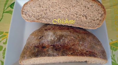 Mon pain semi complet au levain naturel fait à la main
