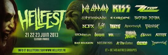 EUROPE au Hellfest le 21 juin 2013