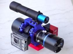 Samyang 135 f:2 in bracket with EAF focuser, RPi4/Stellarmate and 35mm guidescope