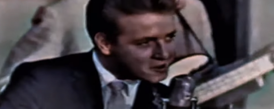 Eddie Cochran ''C'mon Everybody'' live 1959 colour and DES stereo