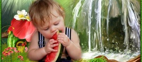  Watermelon .
