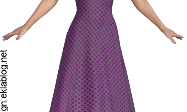 Image femme en robe longue (daz studio)