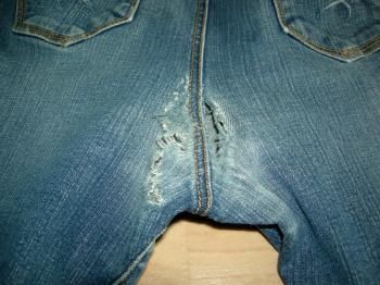 Tuto raccommodage jeans