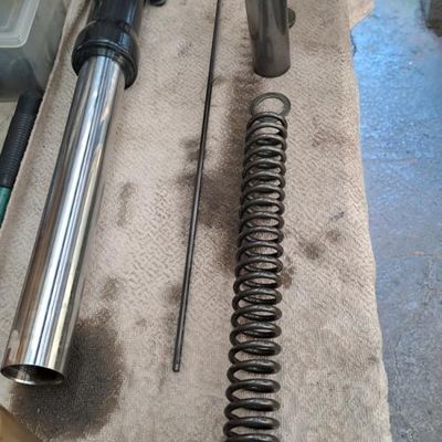 Vidange fourche Kawa ZZR1100