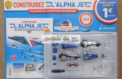 N° 1 Construisez l'Alpha Jet de la patrouille de France - Lancement