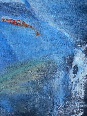 Un bleu, en peinture