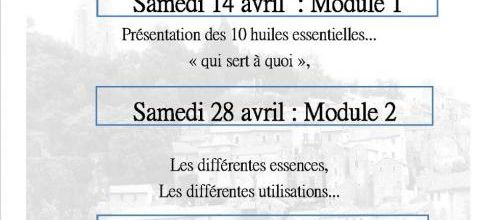 Info en partage : Stage d'huiles essentielles à Cébenna (34)