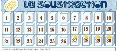 la soustraction, atelier mais pas que...