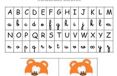 Fiche de suivi "les ours alphabétiques" GS