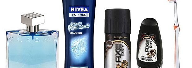 Le défi du lundi : les produits du mâle ^_^.