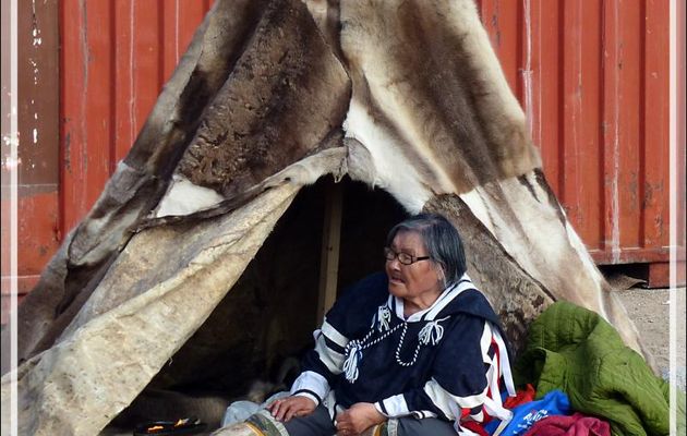 La vie d'antan ... - Gjoa Haven (Uqsuqtuuq) - King William Island - Nunavut - Canada