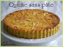Quiche poireaux carottes sans pâte...