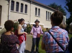 Visite de l'association "Rencontre de femmes" au jardin partagé du carmel