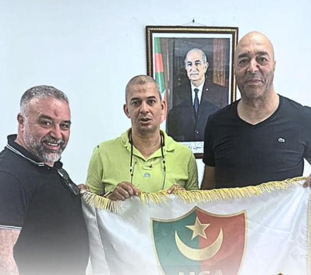 MCA Handball Saidi Redouane Président et Bouanik Mahmoud Entraîneur 